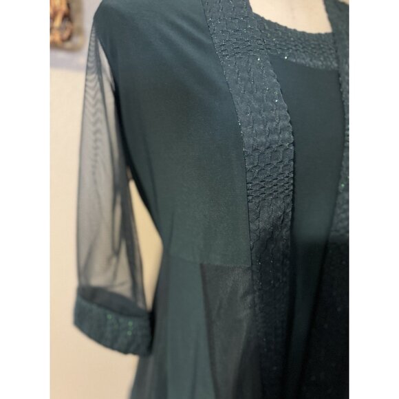 R & M Richards Jacket Dress 10P Pine Green Wedding Party Cruise NEW - Picture 9 of 16